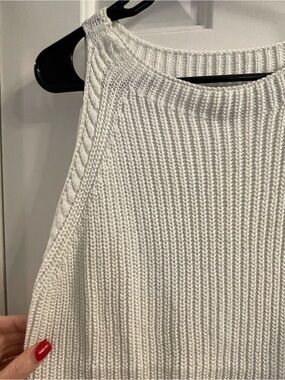 LOFT Ribbed High-Neck Sweater Tank